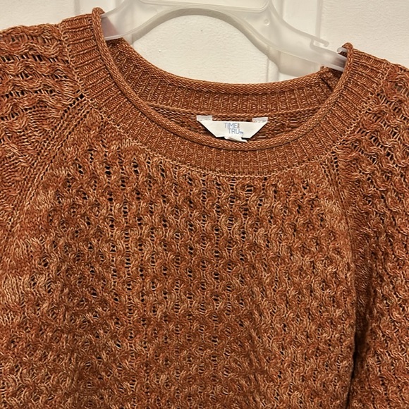Time n True sweater nwt open weave knit 🧶 L - Picture 3 of 8